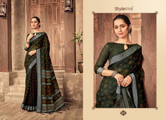Stylewell Anupama 3 Fancy Festive Wear Printed Designer Saree Collection